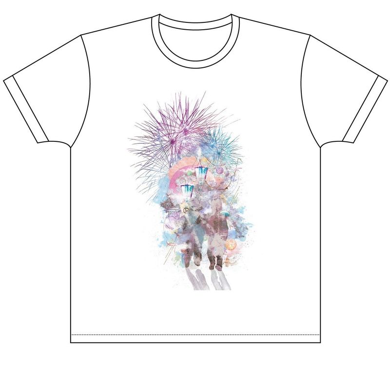 『祭囃子を抜け出して』BIG Tシャツ 【WHITE】