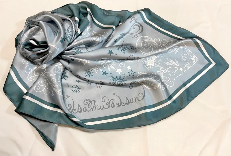 おさむらいさん×柴尾 大判シルクストール