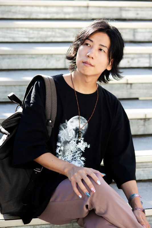 『十六夜』BIG Tシャツ 【BLACK】