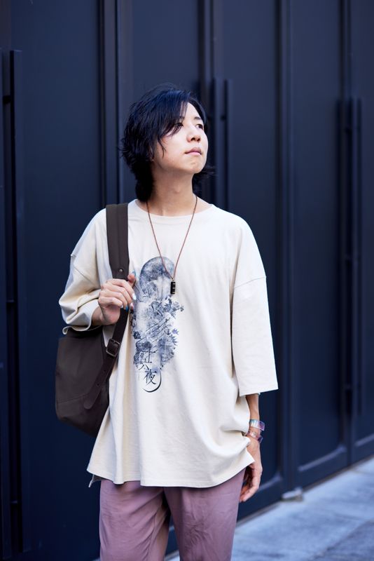 『十六夜』BIG Tシャツ【STONE】