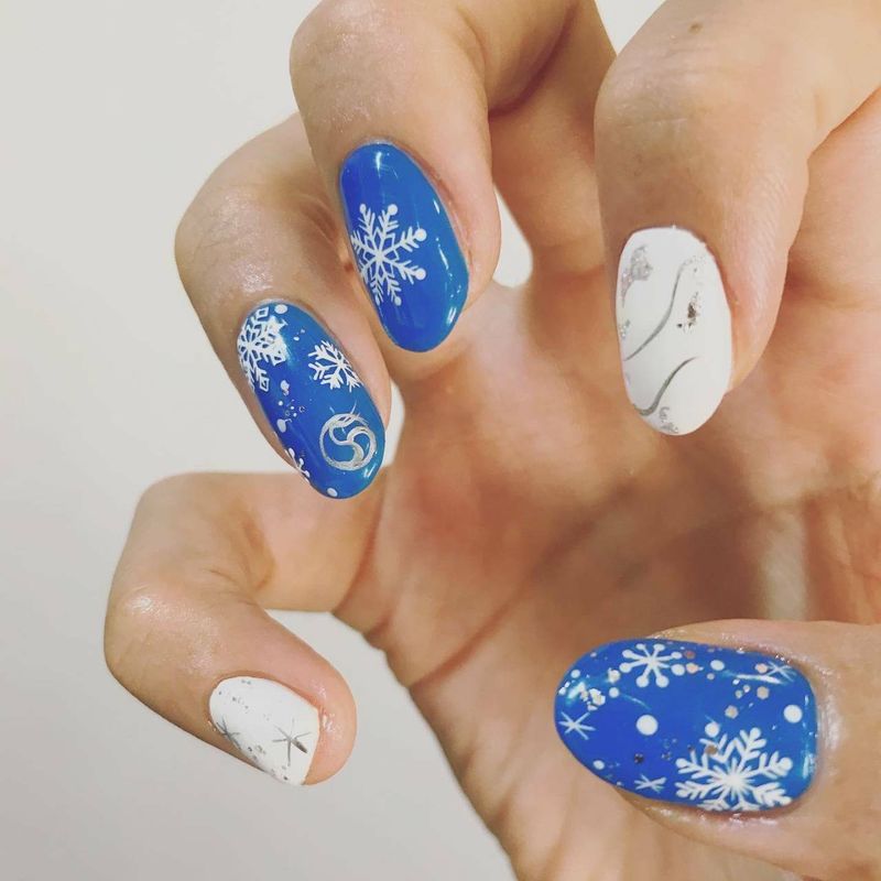 ネイルシール  シルバー