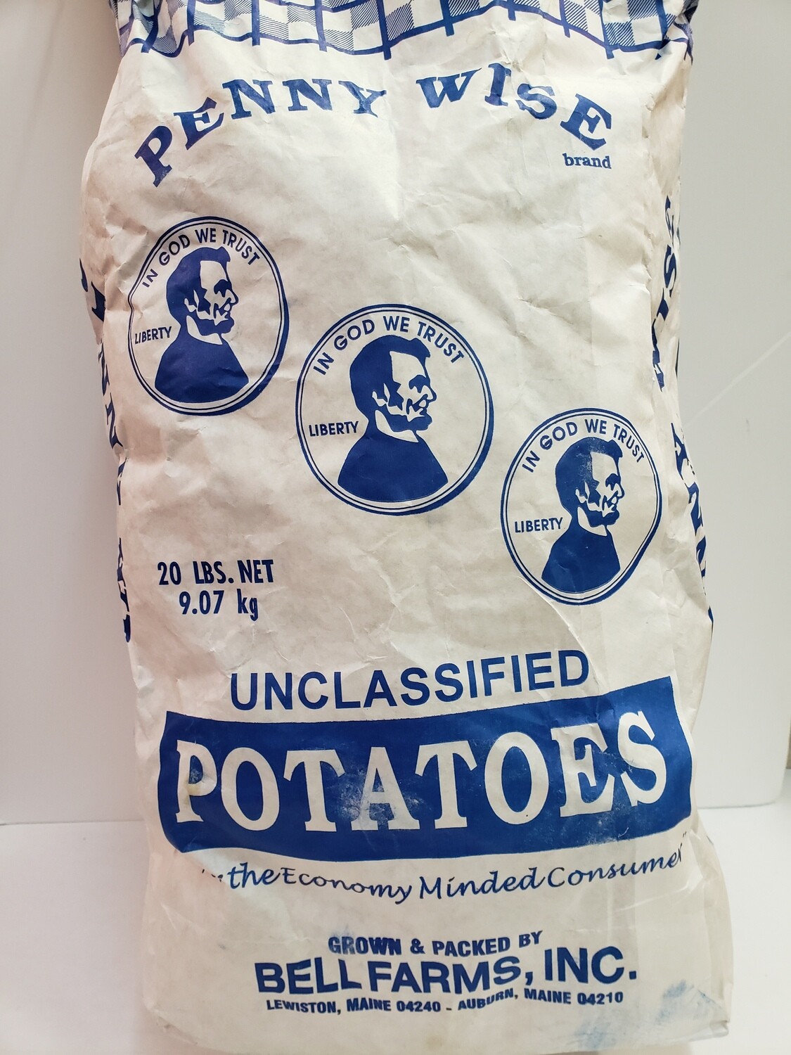 Potatoes Unclassified 20 lb NATIVE