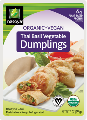 Thai Basil Vegetable Dumplings