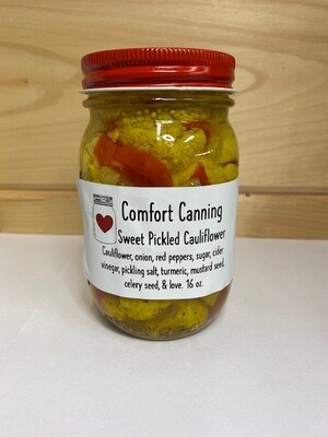 Comfort Canning - Sweet Pickled Cauliflower