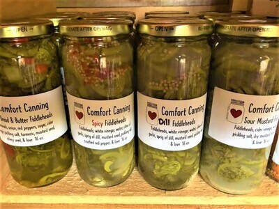 Comfort Canning - Sour Mustard Fiddleheads