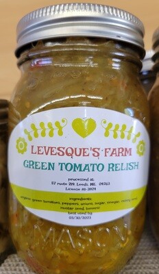 Levesque's Farm - Green Tomato Relish 24oz