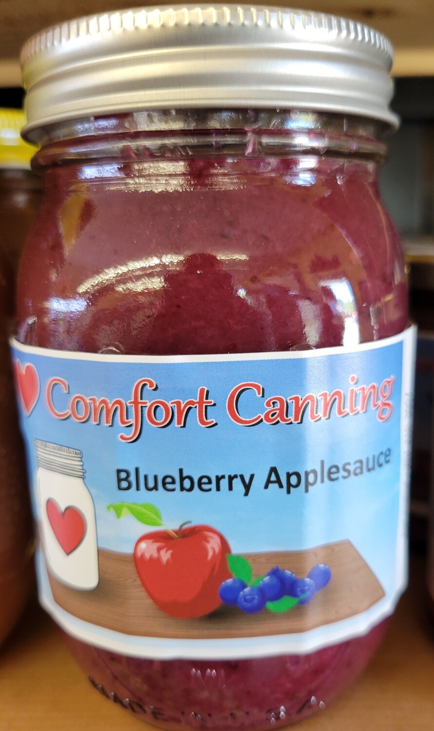 Comfort Canning - Blueberry Applesauce