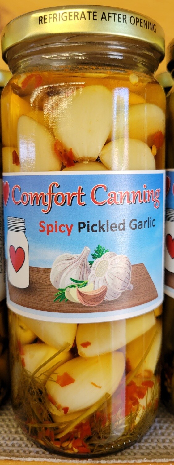 Comfort Canning - Spicy Pickled Garlic