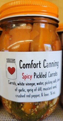 Comfort Canning - Spicy Pickled Carrots