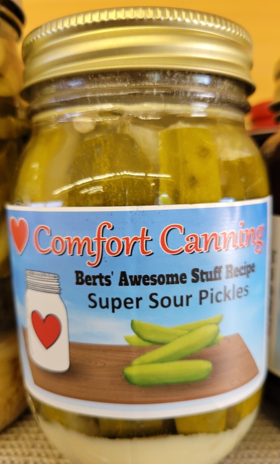 Comfort Canning - Super Sour Pickles