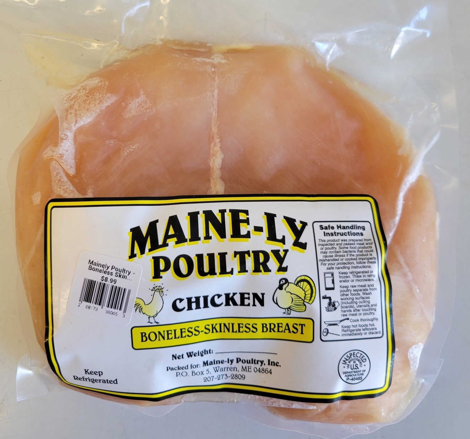 Maine-ly Poultry Chicken Cuts, Choose: Boneless Chicken Breast