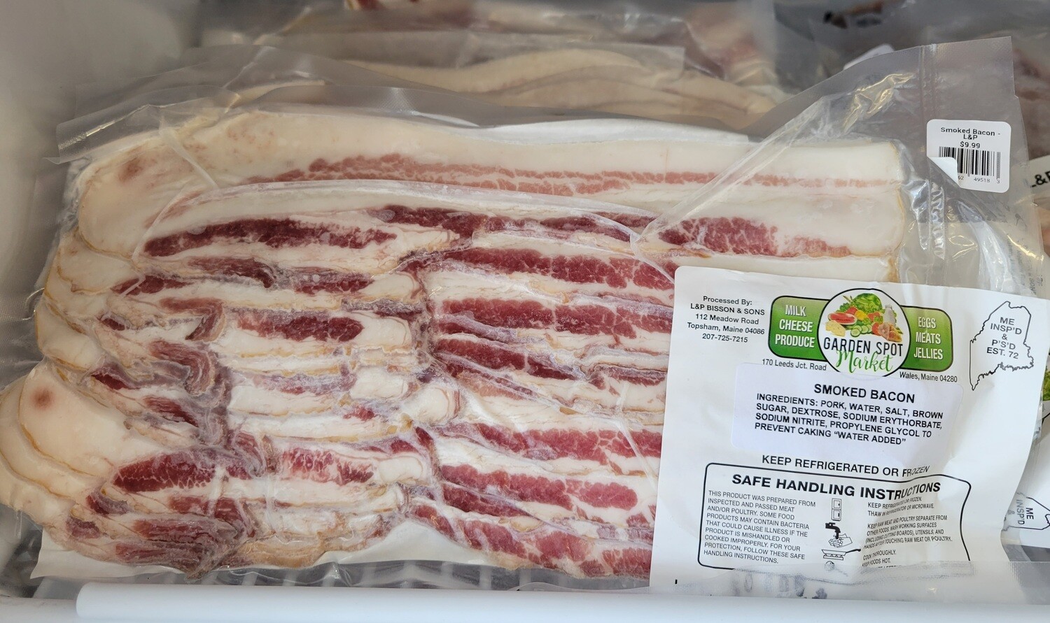 L&amp;P Bisson &amp; Sons Pork Cuts, Choose: Smoked Bacon