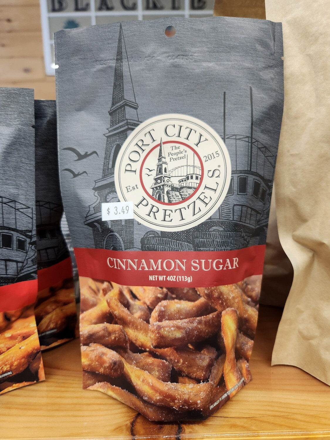 Port City Pretzels - Cinnamon Sugar, Choose: 4oz bag