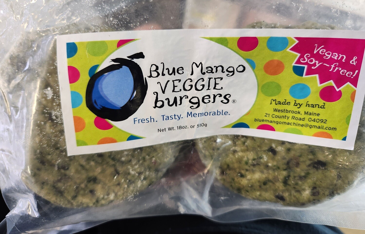 Blue Mango Veggie Burgers