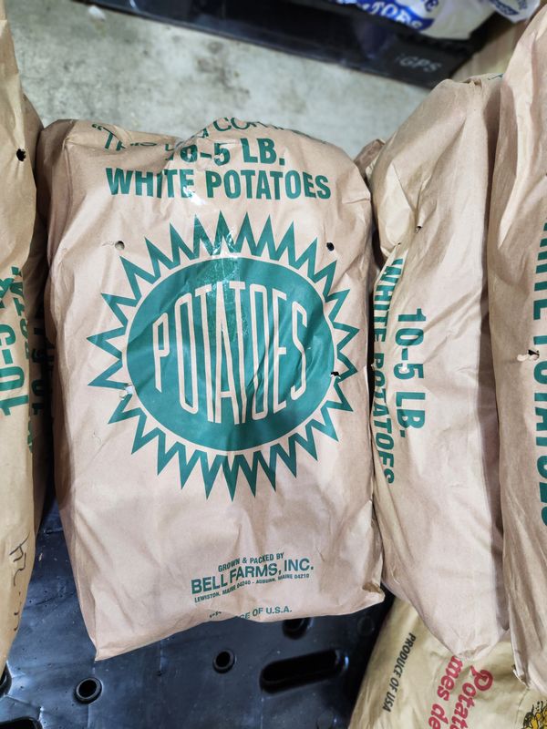 Potatoes White 5lb NATIVE case