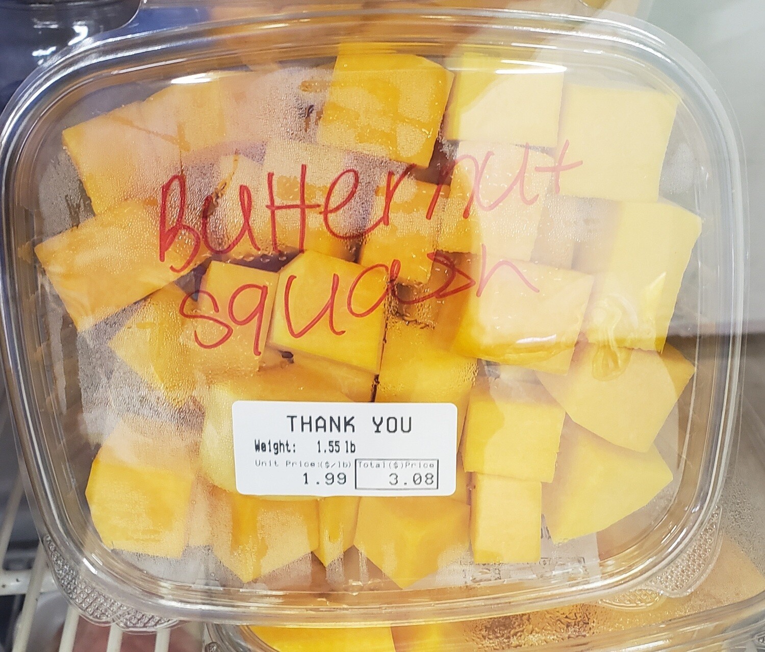 Butternut Squash Cut &amp; Peeled NATIVE