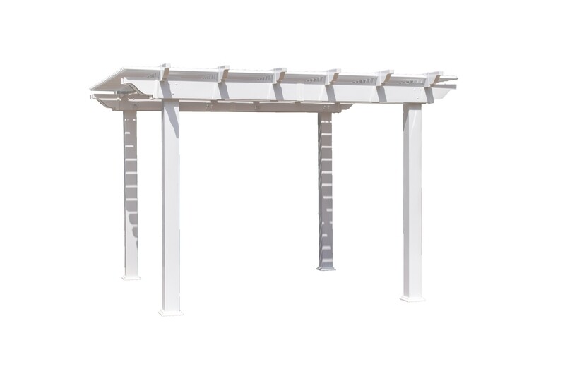 VINYL A-FRAME IN WHITE  - BRADFORD PERGOLA