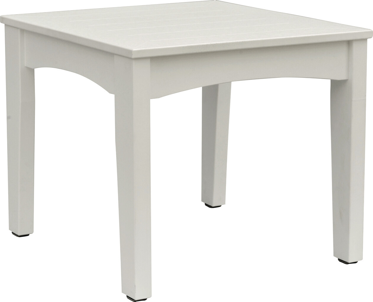 CLASSIC TERRACE END TABLE, CHOOSE A FINISH: SF - WHITE