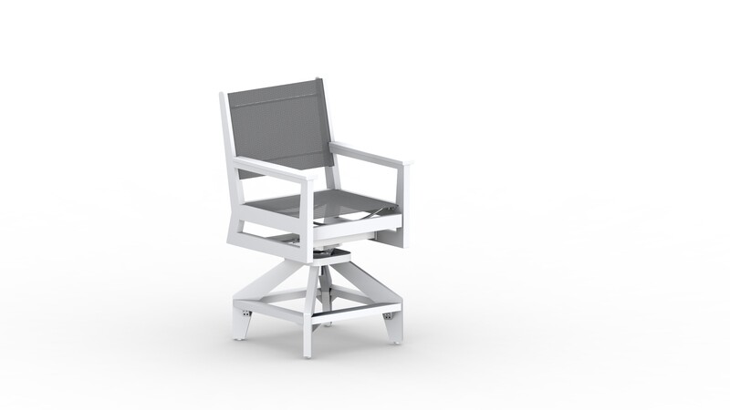<NEW> MAYHEW SLING COUNTER SWIVEL CHAIR