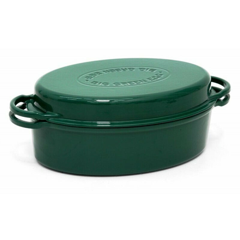 Enameled Cast Iron Oval Dutch Oven
