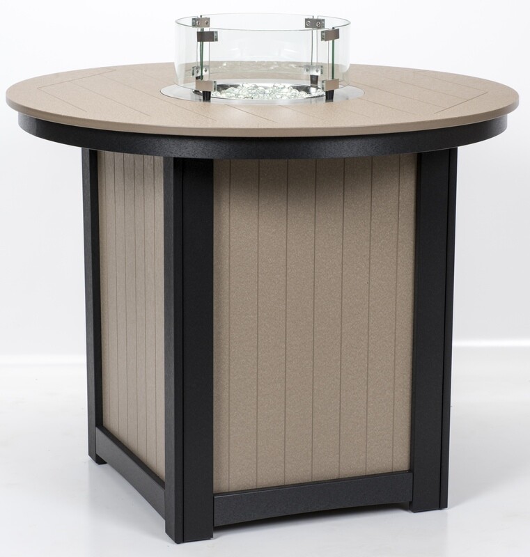 DONOMA 44" ROUND FIRE TABLE COUNTER