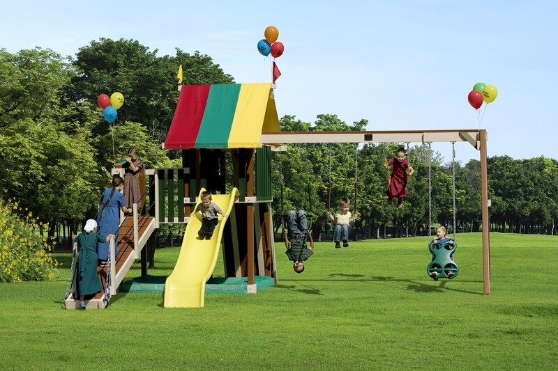 Play Mor Golden Retreat Swing Set