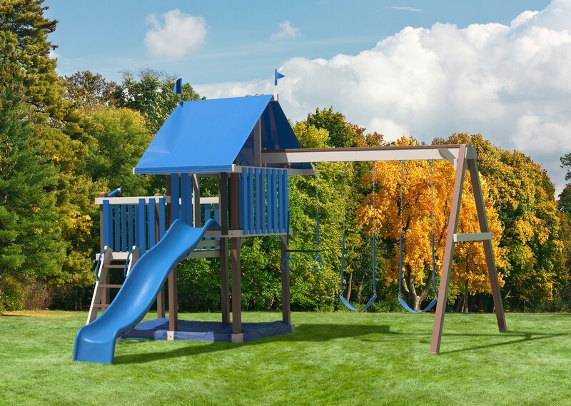 Play Mor Poly Merry Haven Swing Set