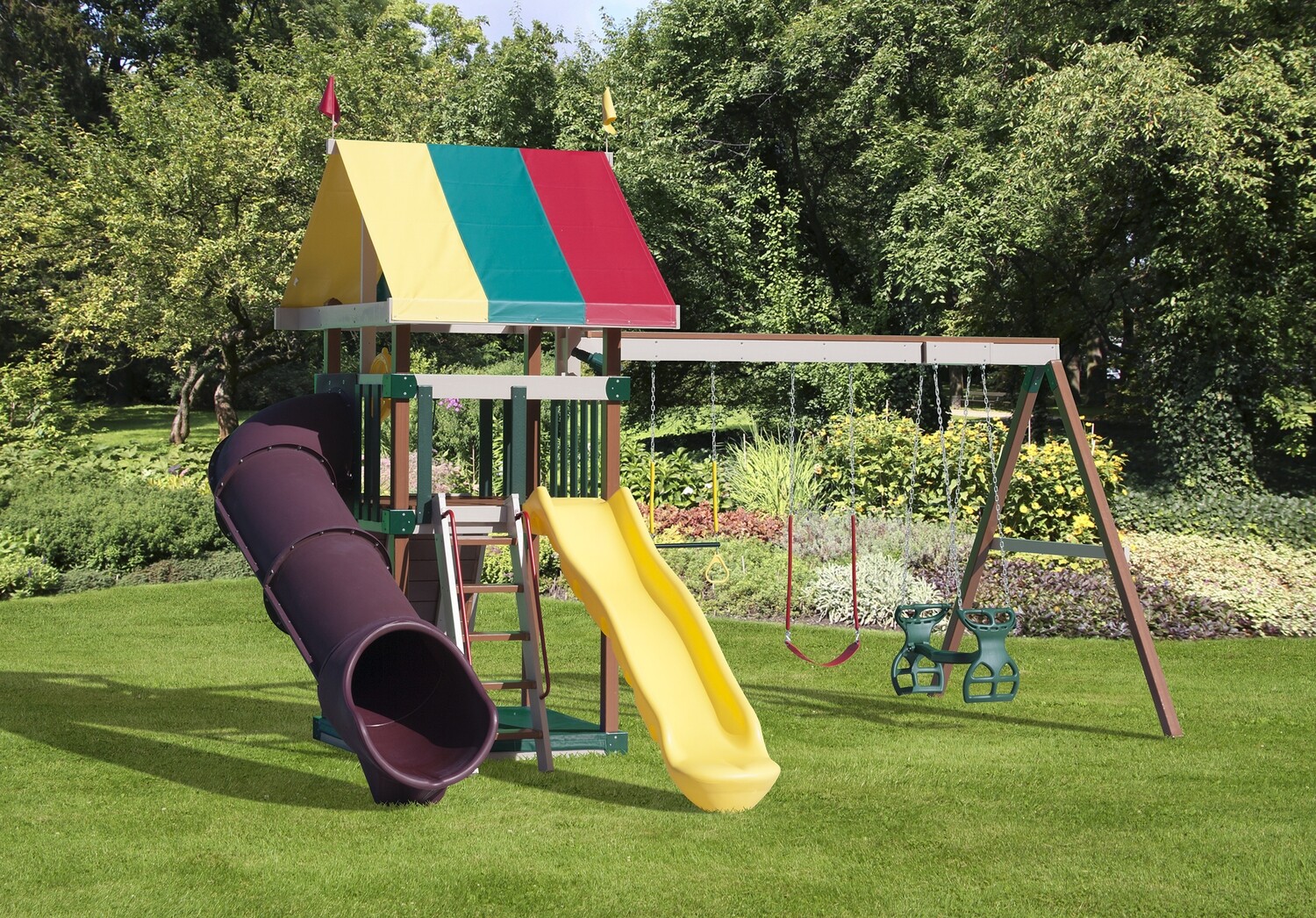 Play Mor Royal Fort Swing Set