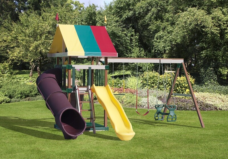 Play Mor Royal Fort Swing Set