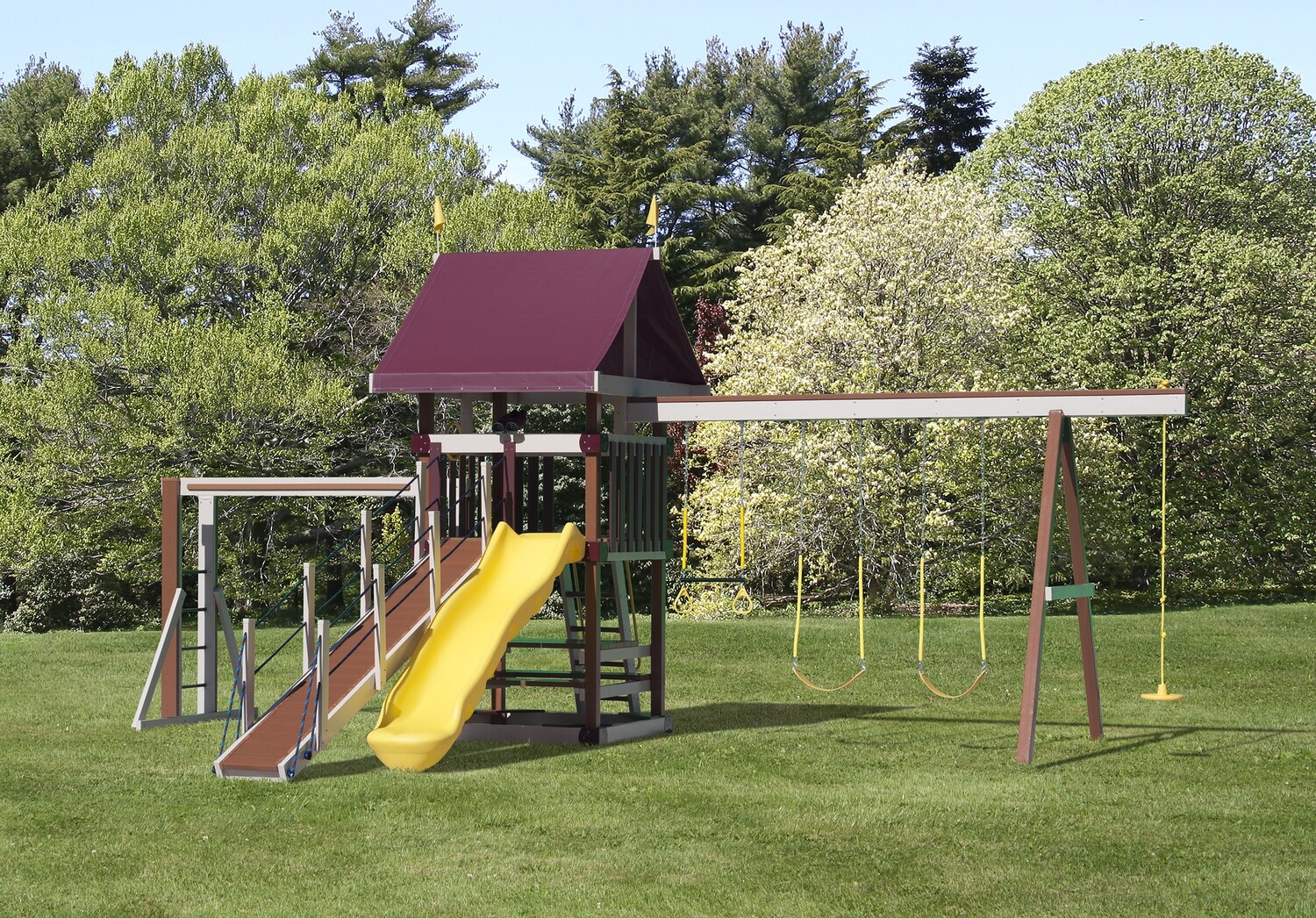 Play Mor Jolly Jump Swing Set