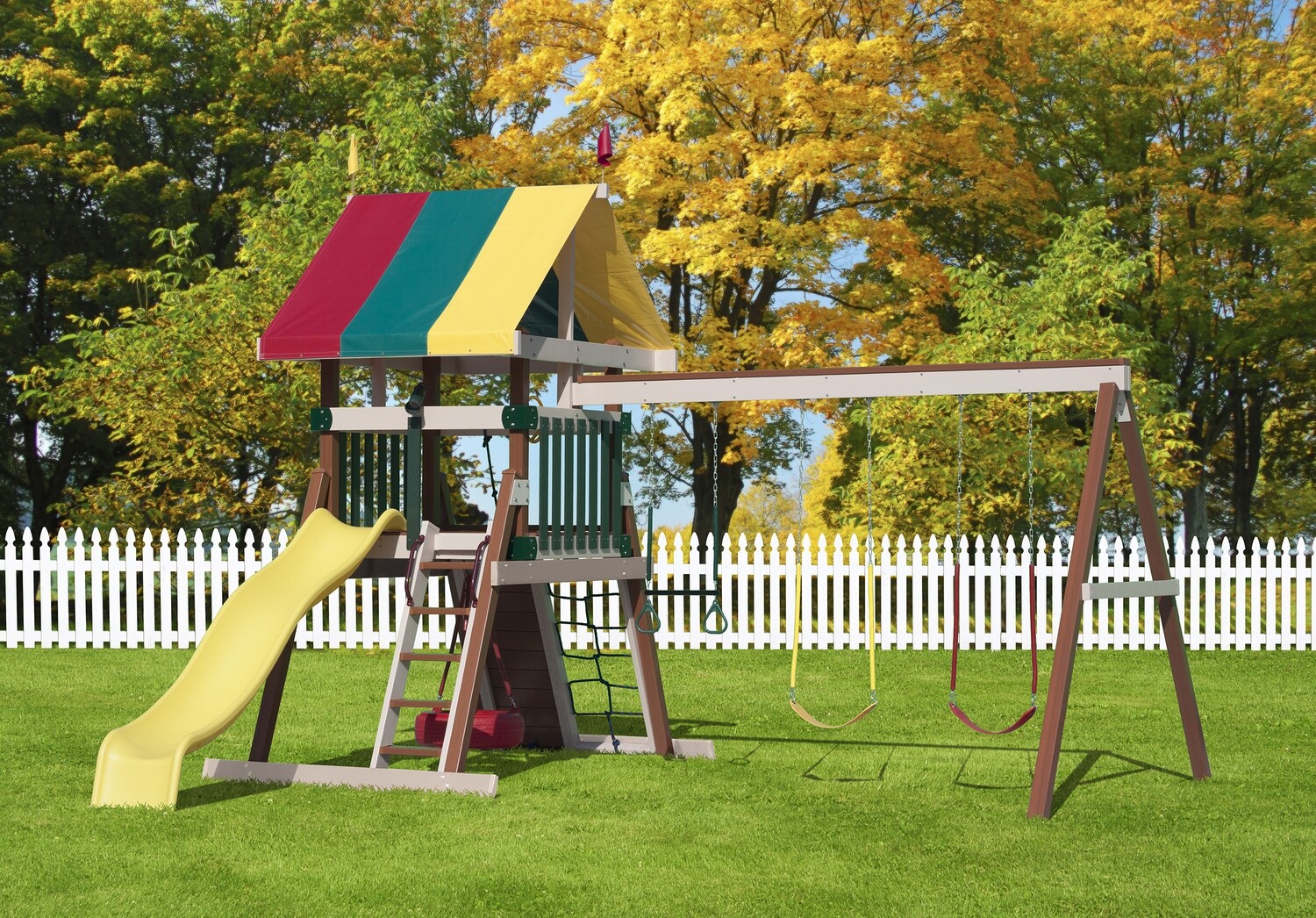 Play Mor Friendly Retreat Swing Set