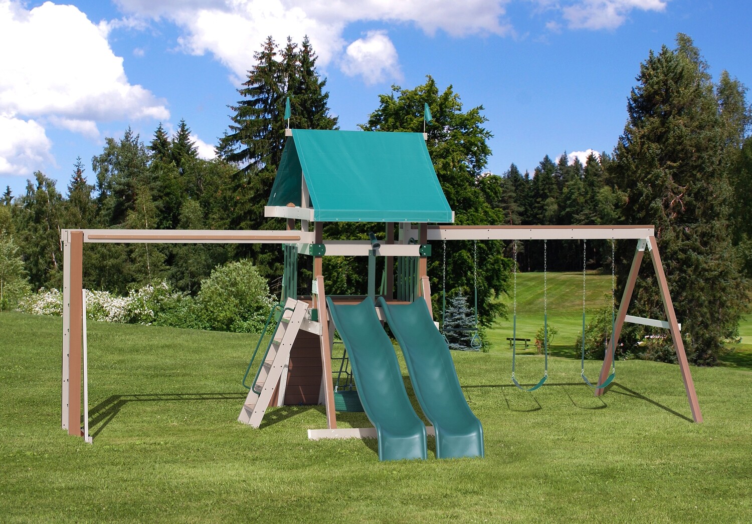 Play Mor Poly Network Of Fun Swing Set