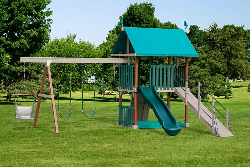 Play Mor Prince's Exercise Station Swing Set