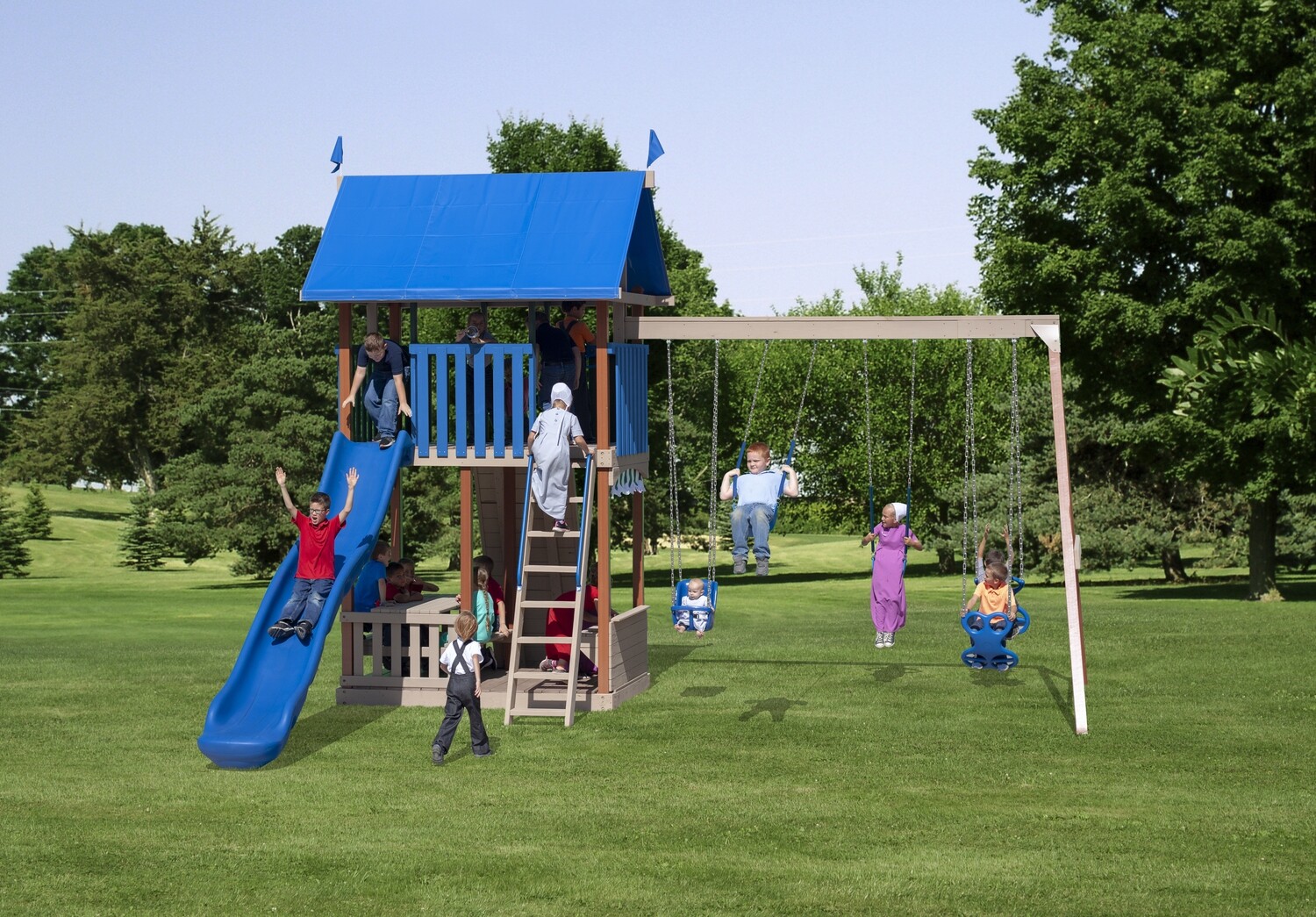 Play Mor Crowd Pleaser Swing Set