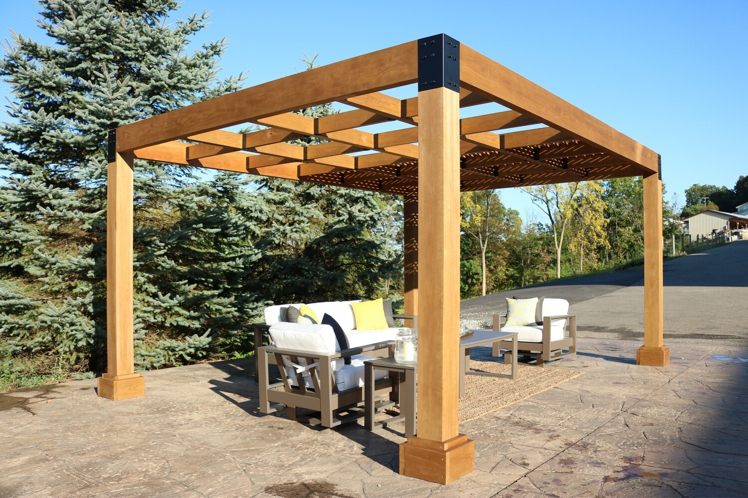 VINEYARD WOOD PERGOLA