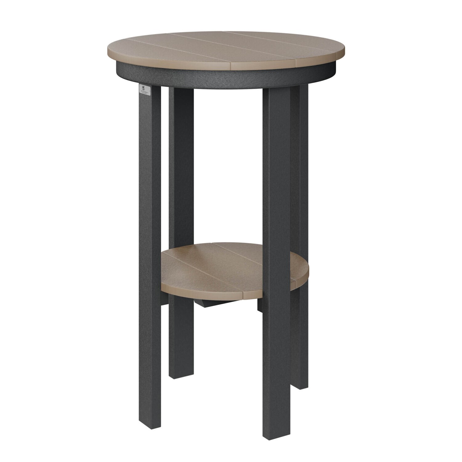 ROUND END TABLE  BAR HEIGHT