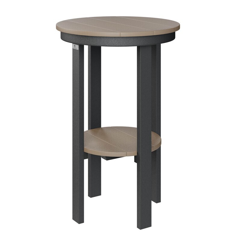 ROUND END TABLE  BAR HEIGHT