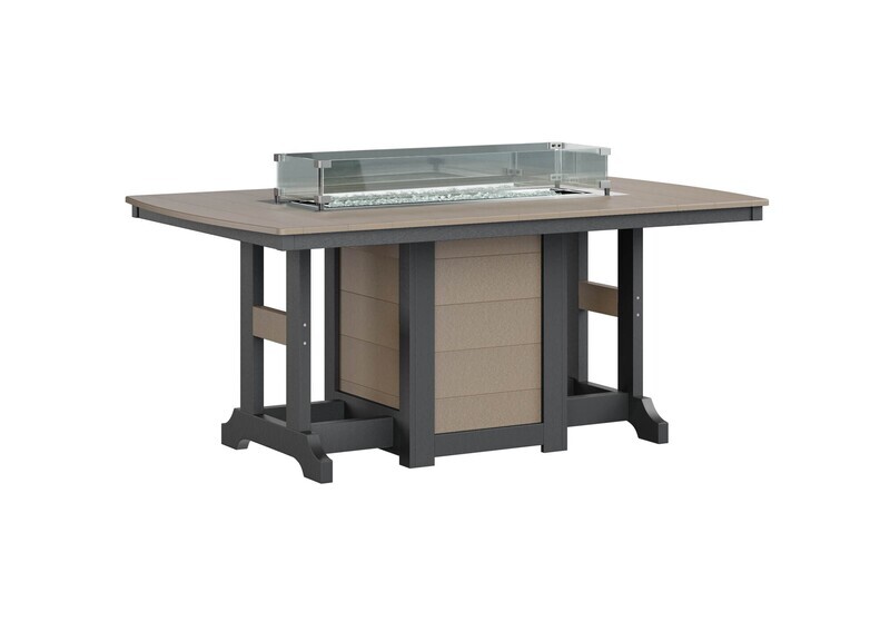 GARDEN CLASSIC 44" X 72" RECTANGLE FIRE TABLE