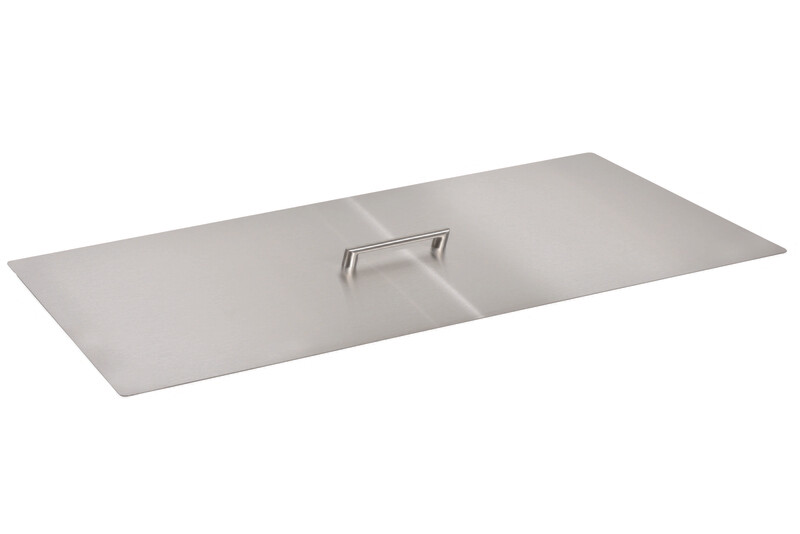 12" x 42" RECTANGULAR STAINLESS STEEL BURNER COVER