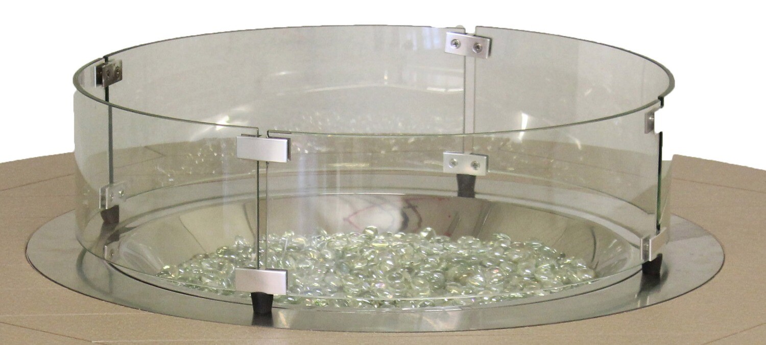 20-R ROUND GLASS WIND GUARD