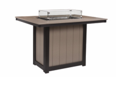 DONOMA 42" x 54" RECTANGULAR FIRE TABLE BAR