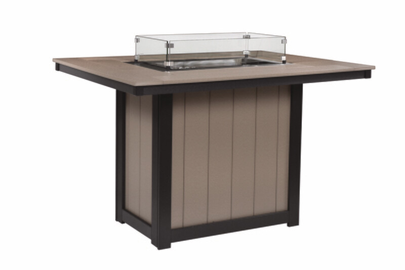 DONOMA 44" X 54" RECTANGULAR FIRE TABLE COUNTER