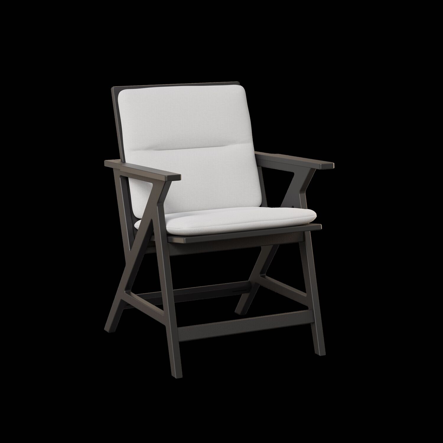 Dining Height Arm Chair with Cushion