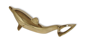 Brass Dolphin Bottle Opener Brass Dolphin Bottle Opener