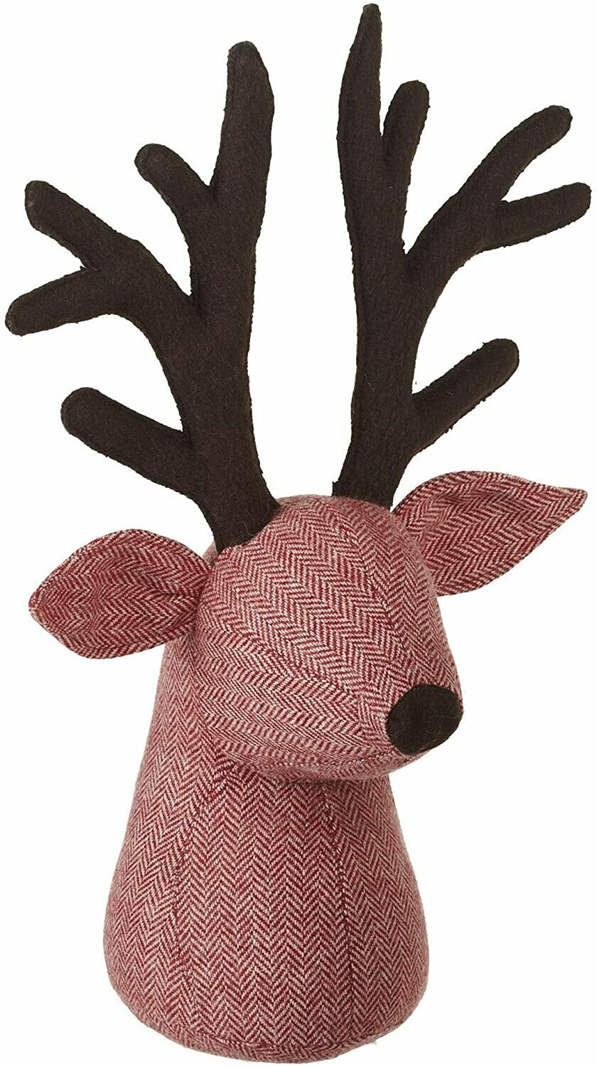 Door stop, wool stag Door stop, wool stag