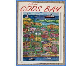 Poster, colorful COOS BAY