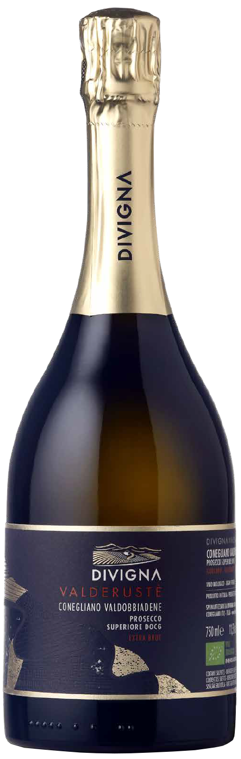 BIO Valderustè Conegliano Valdobbiadene Extra Brut Prosecco Superiore DOCG