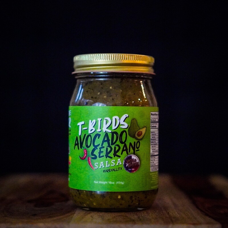 T-Birds Avocado Serrano Salsa