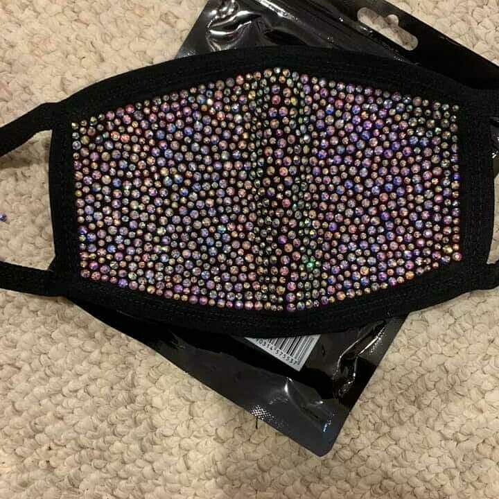Multi Rhinestone Mask