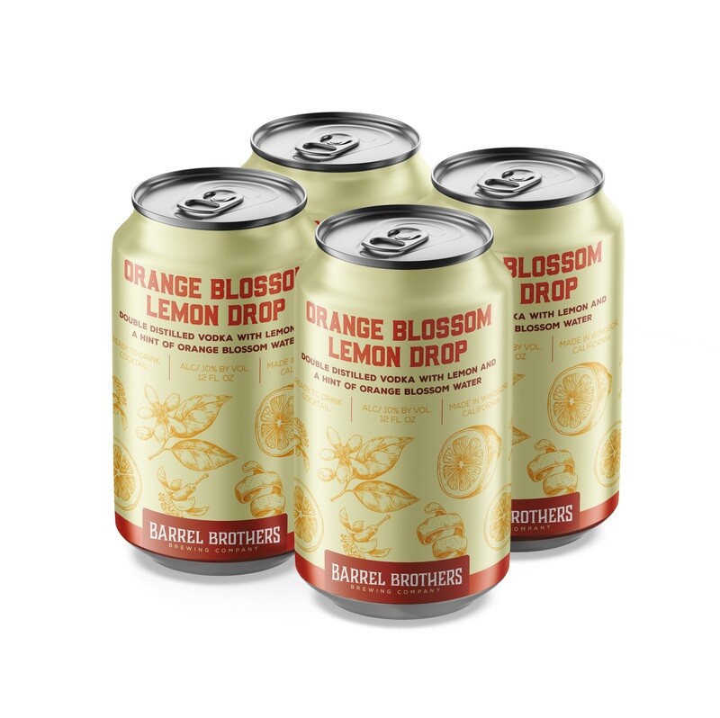 Orange Blossom Lemon Drop - 4pk